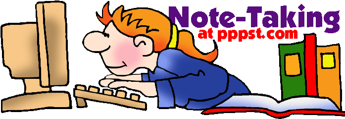 Taking Notes Clipart Free Powerpoint Presentations - Taking Notes Clipart Free Powerpoint Presentations (709x284)