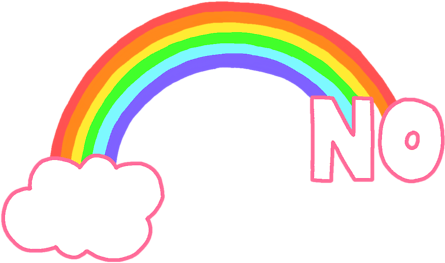 Clouds, Drawing, And Haha Image - Rainbow Tumblr Drawing (500x341)