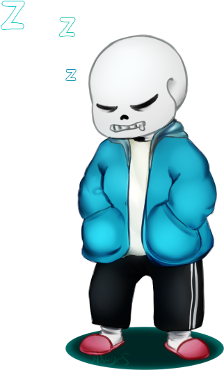 Sans [undertale] Zzz By Akane S - Illustration (400x600)