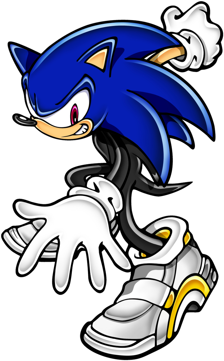 Rock On Twitter - Sonic Adventure 2 Battle Sonic (760x1200)