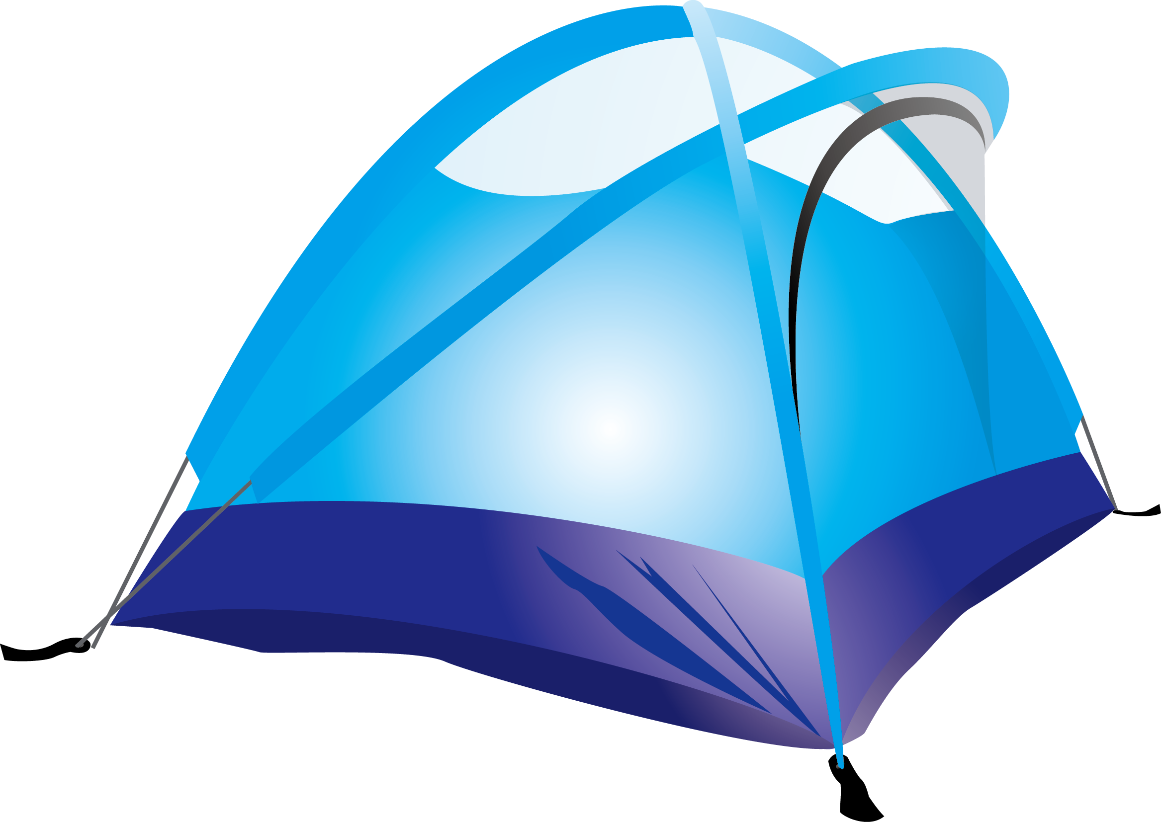 Sports Car Tent Clip Art - Tent (2335x1654)
