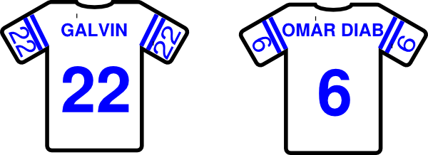 Football Jersey Clipart & Football - Football Jersey Line Art (600x218)