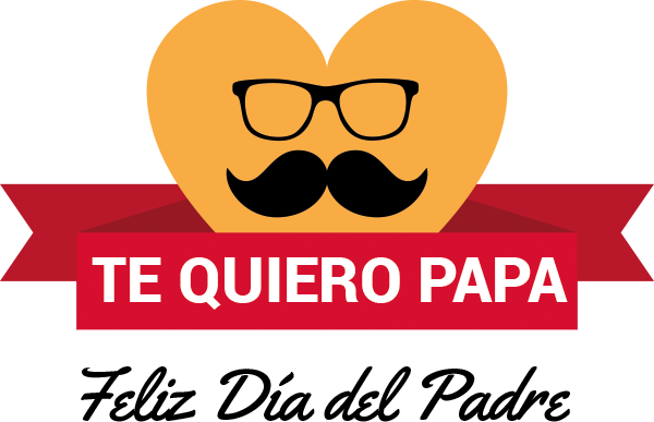 Vinilo Para El Día Del Padre Corazón Bigote - Tarjetas Dia Del Padre (600x387)