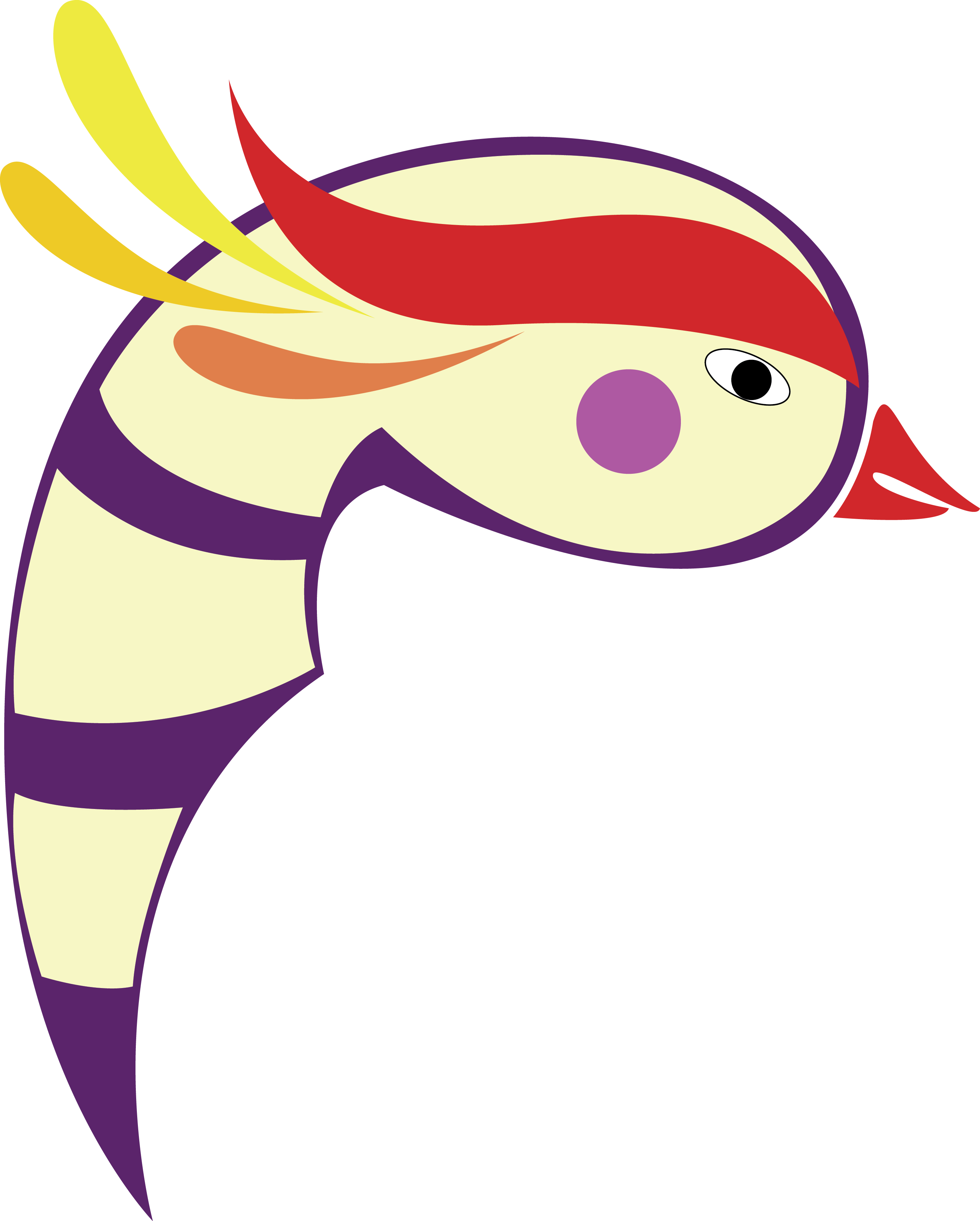 Png Coloured - Peafowl (2857x3559)