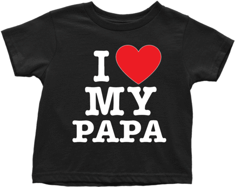 "i Love" Papa Infant And Toddler T-shirts - Asphalt Cowboy T Shirt (480x480)