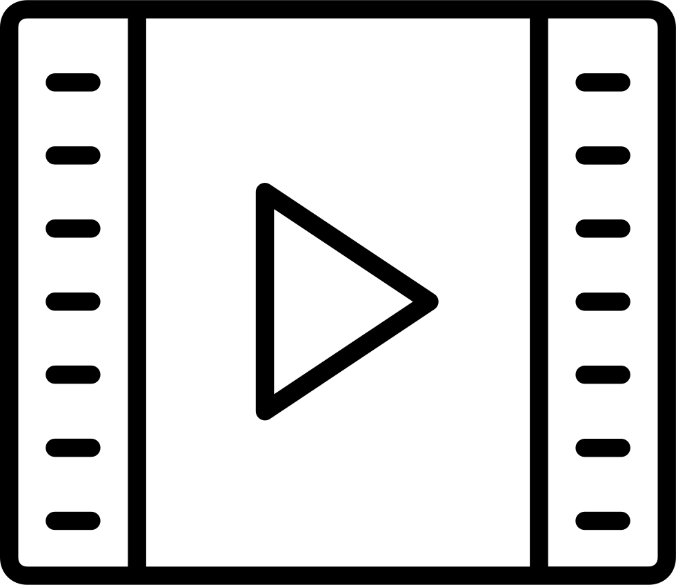 Video Movie Film Comments - Video Play Button Png (980x848)
