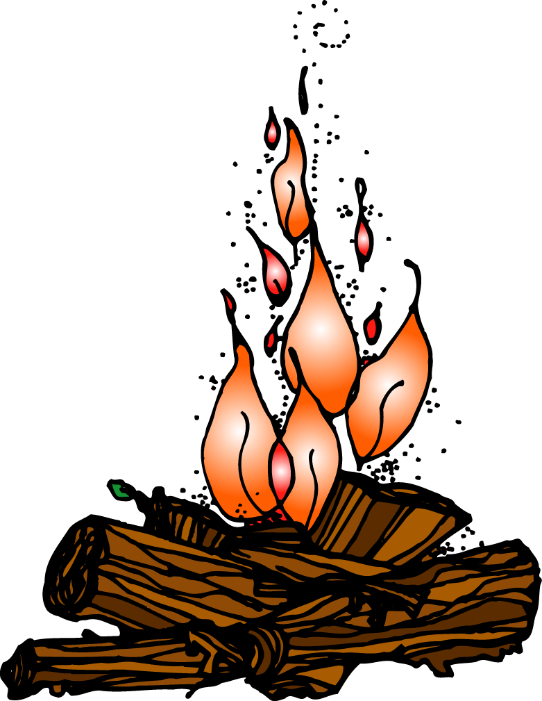 Camp Fire Clipart Camp Food - Campfire (781x1009)