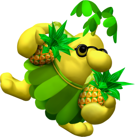 Yellow Male Pianta In Super Mario Sunshine By Armimason - Pianta Super Mario Sunshine (447x450)