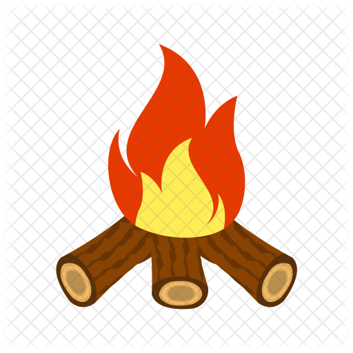 Campfire Icon - Icon (512x512)