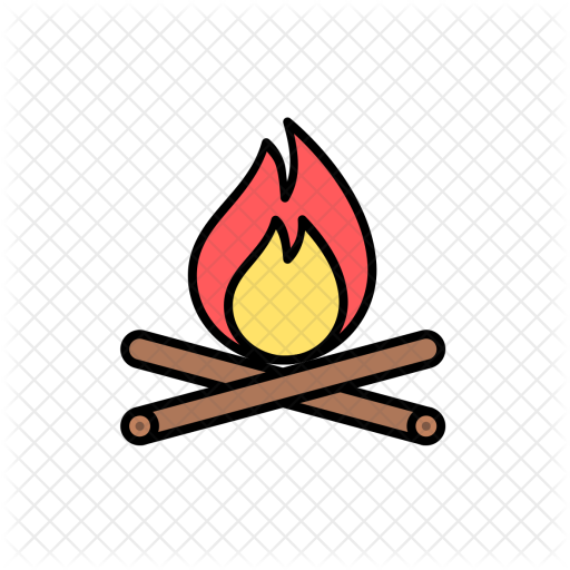 Campfire Icon - Wildfire (512x512)