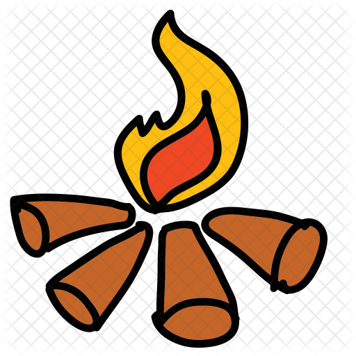 Campfire Icon - Nature (512x512)