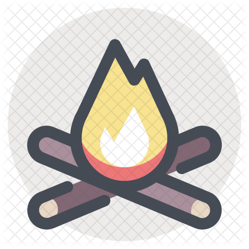 Campfire Icon - Icon (512x512)