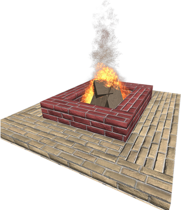 A Warm Campfire - Plank (420x420)