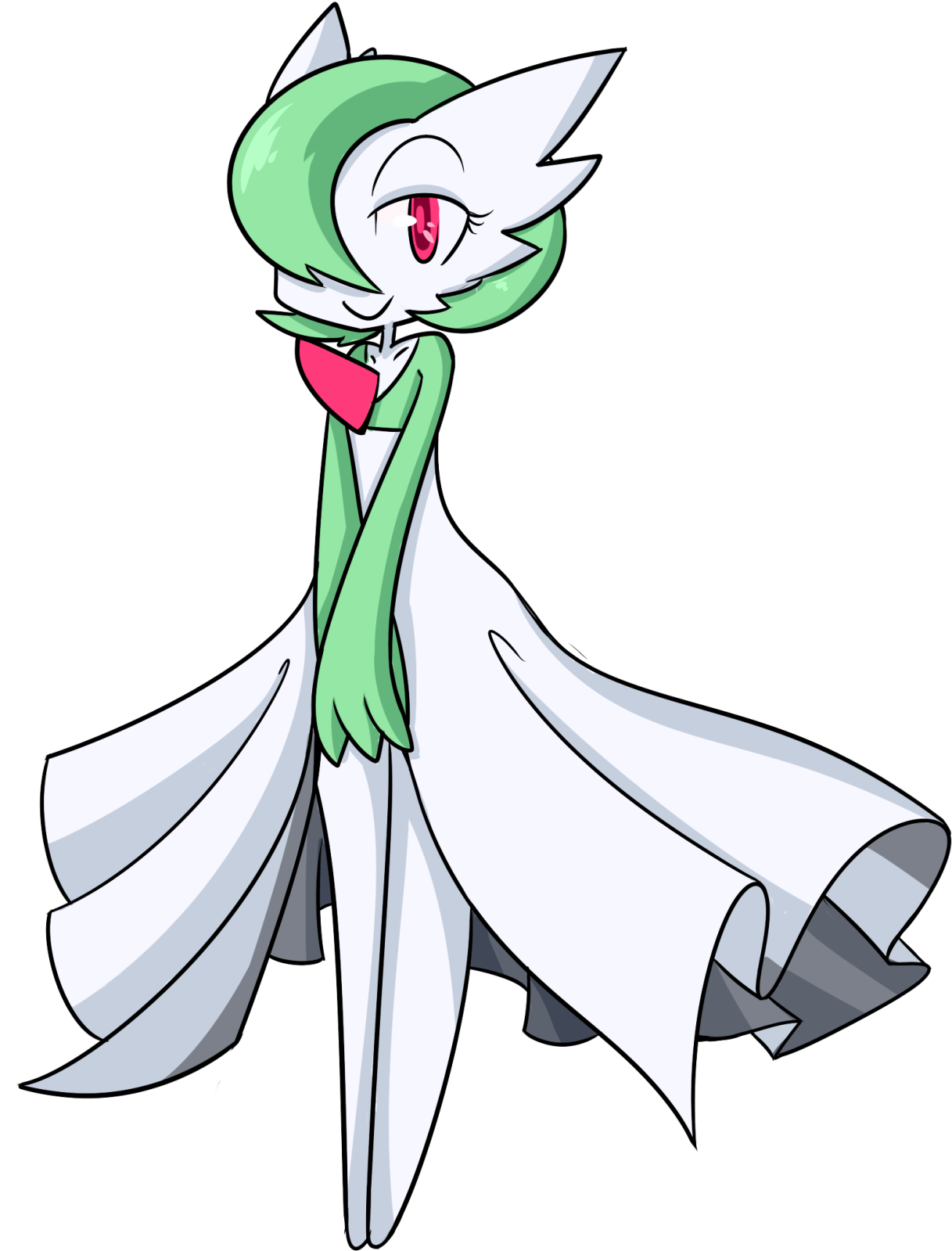 Clip Art Mammal Line Art Vertebrate Fictional Character - Gardevoir Cute (1250x1920)