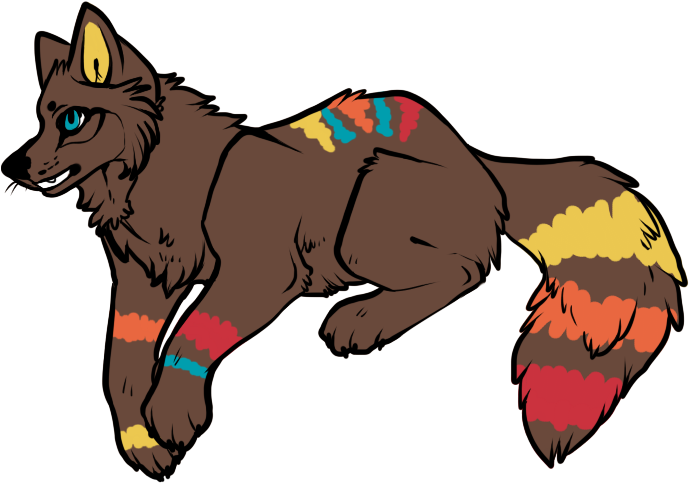Red Fox Clip Art Fauna Snout Wildlife - Czechoslovakian Wolfdog (689x483)