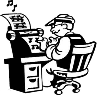 Musician Clipart Composer - Syncopated Sam: Sheet [book] (376x371)