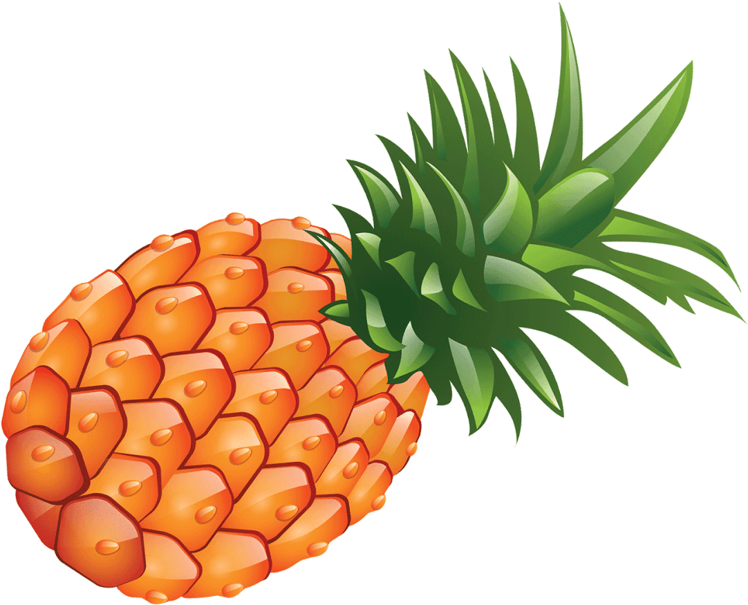 Fruit Clipart Pineapple - Clip Art (1600x900)