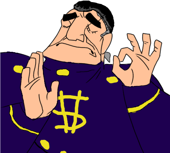 Man Cartoon Fictional Character Male Hand Clip Art - Sun Hits That Ridge Just Right Jojo (557x605)