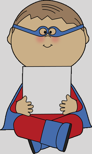 Superhero Clip Art Superhero Kids Clipart - My Cute Graphics (300x500)