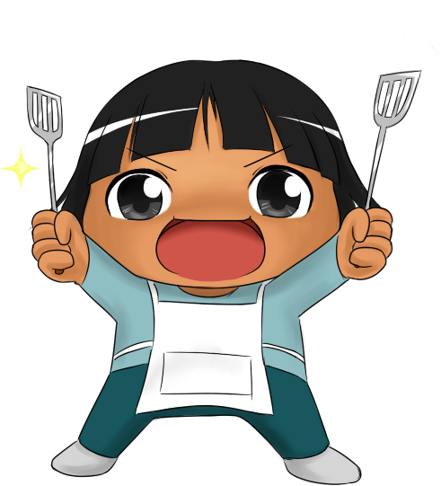 Big Mama Chef By Daflique - Cartoon (573x593)