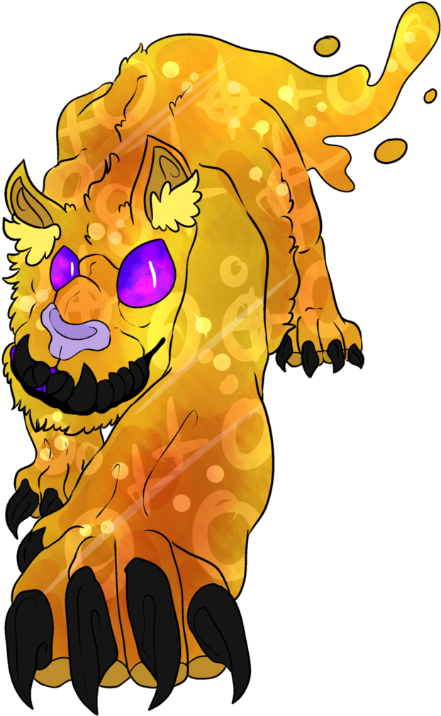 The Monstrous Monster By Goldenspacecat - Illustration (752x1061)