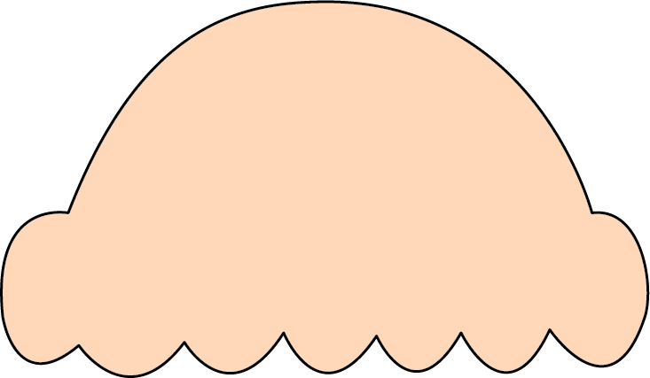 Orange Ice Cream Scoop - Circle (733x427)