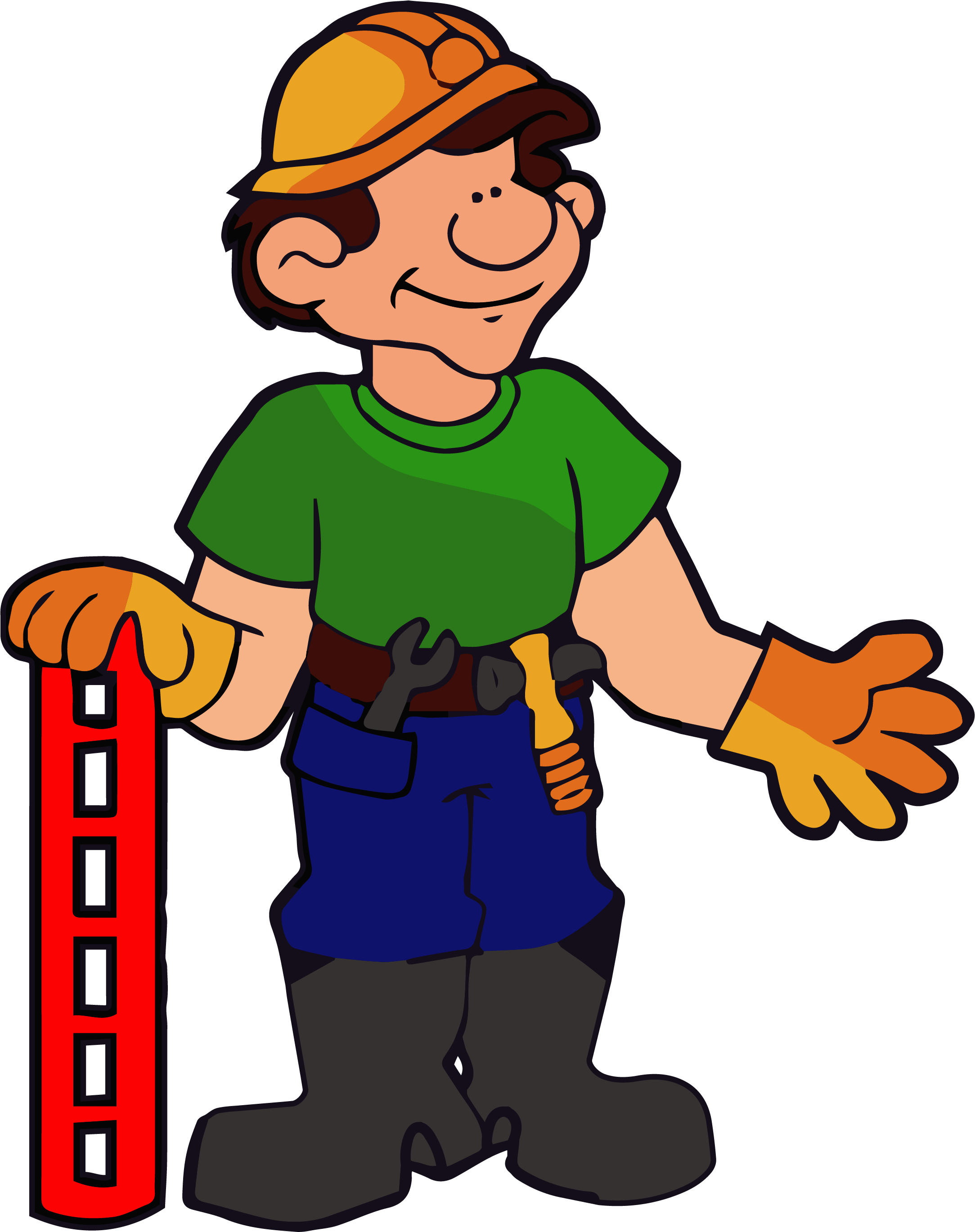 Carpanter Man Clipart Png - Labour Day Clip Art (2167x2739)