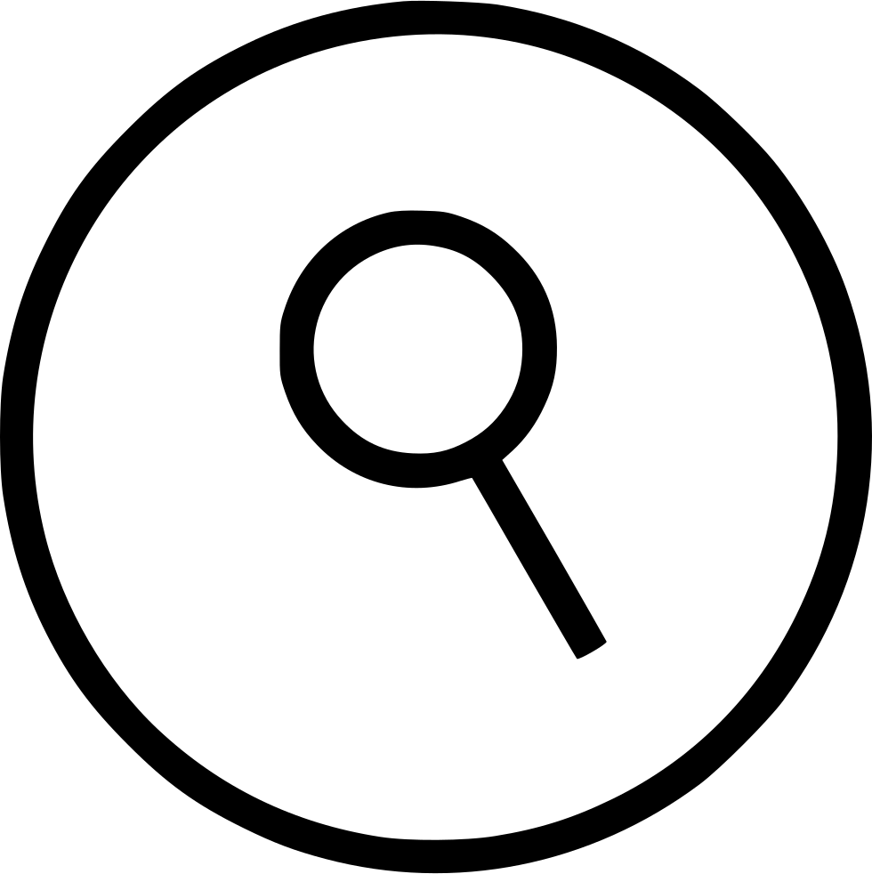 Search Find Circle Zoom Magnify Comments - Alternative Bike & Board Shop (980x982)