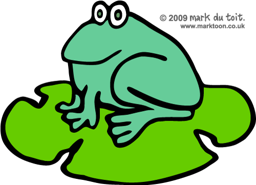 Frog On Lily Pad Clipart Clip Art Lily Pad - Lily Pad Clip Art (500x362)