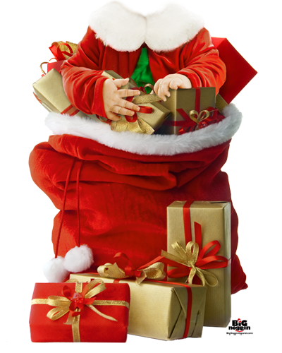Santa's Bag - Gift Wrapping (400x500)