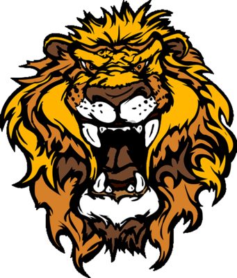 Cartoon Lion Roaring Pictures - 2 X 30cm/300mm Angry Lion Tiger Vinyl Sticker Decal (341x400)