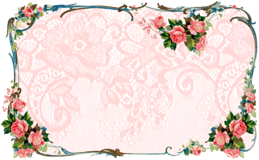 Victorian Roses Clipart Victorian Rose Borders Clipart - Victorian Rose Border (900x576)