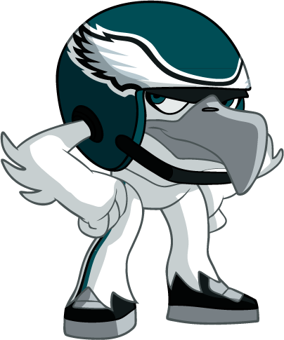 Philadelphia Eagles Clipart Nfl - Nfl Rush Zone Eagles (404x485)
