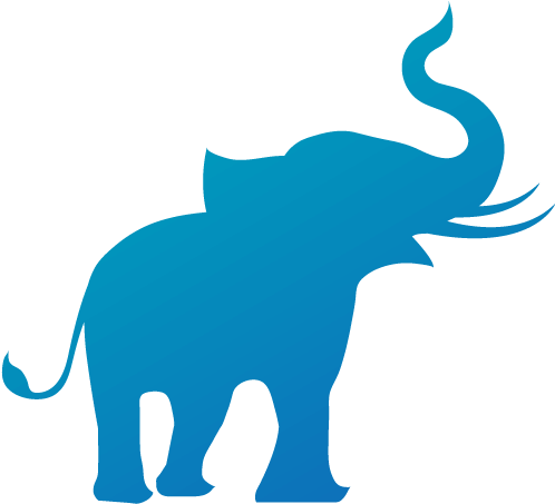 Withstands The Elephant Test - Silueta De Elefante (500x500)