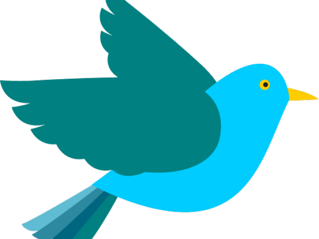 Flying Hawk Clipart Free Download Clip Art - Blue Bird Clip Art (640x480)