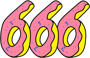 Http - //www - Redbubble - - 666 Doughnut Unisex T-shirts (400x533)