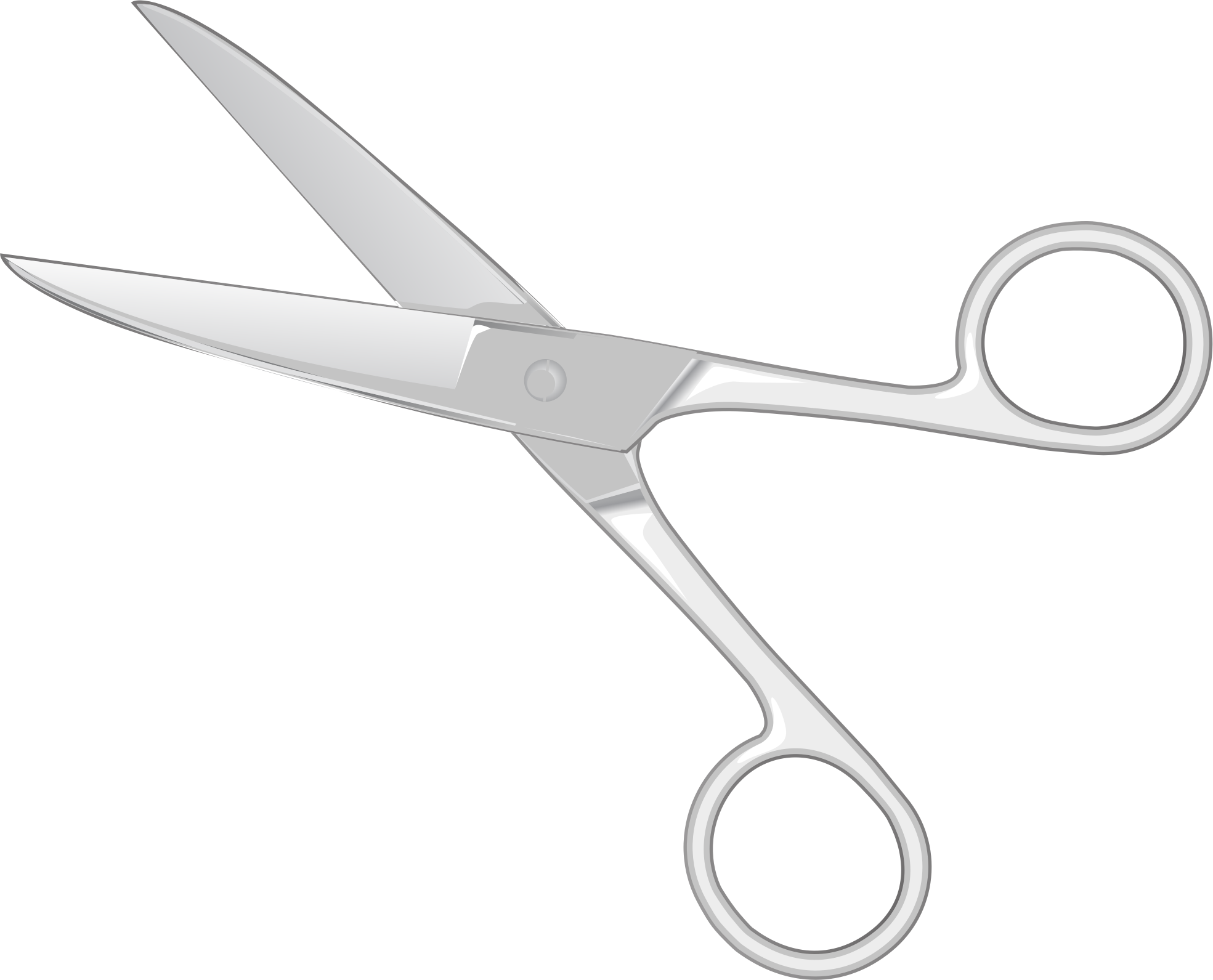 Big Image - Metal Scissors Clipart (1969x1591)