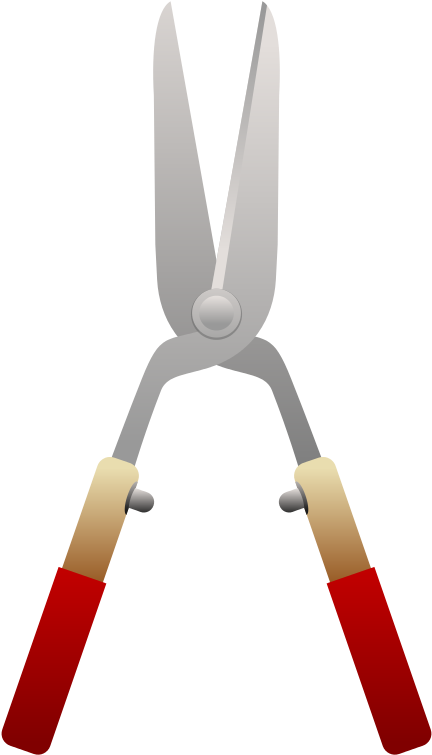 Pruning Shears Clipart - Garden Shears Clipart (455x800)