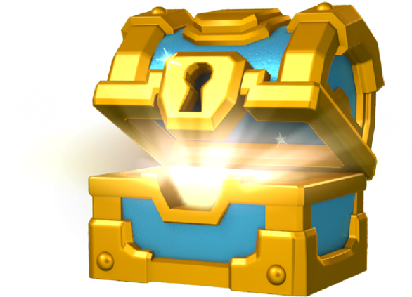 Goldenchest - Gold Chest Clash Royale (699x640)