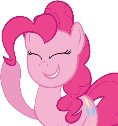 Pie Clipart Gif Transparent - Pinkie Pie Transparent Background Gif (500x507)