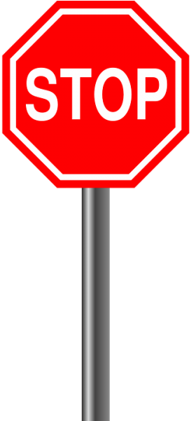 Sign Stop Clipart - Sign Stop Clipart (640x1280)