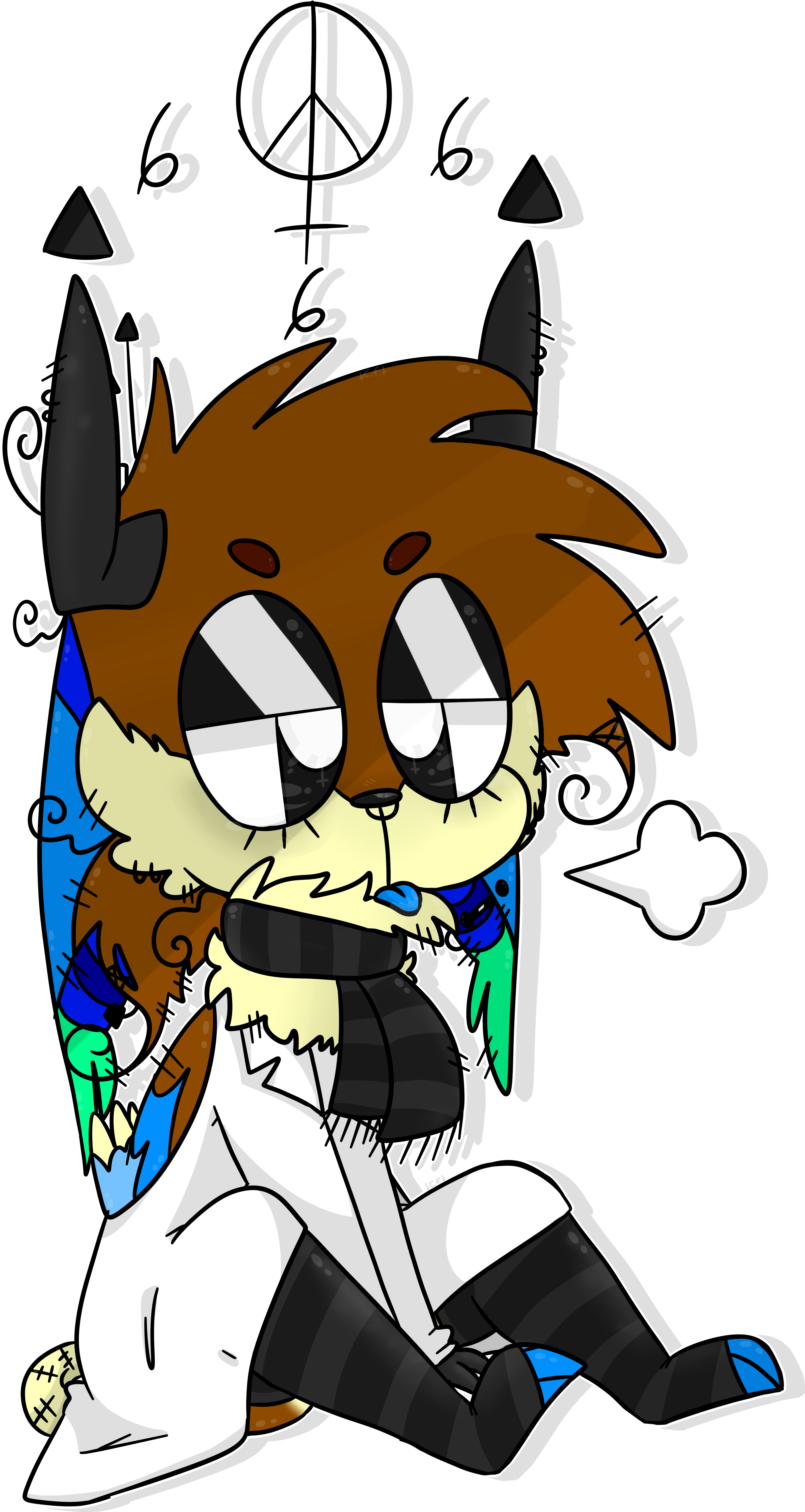 Tired With Anger By Cookie-fiona - Cartoon (4220x7900)