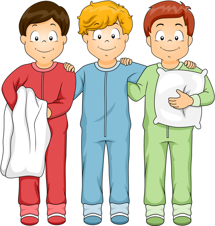 School Clipartart Kidsclip - Pajama Party Clipart Boys (743x800)