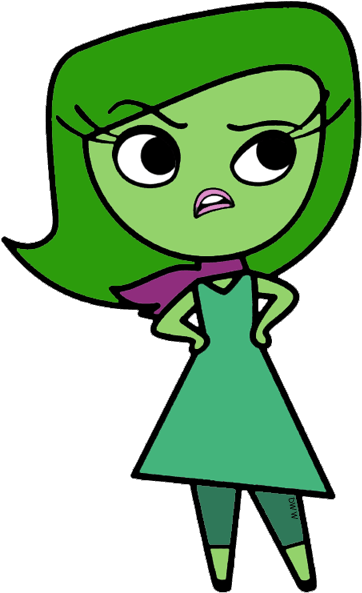 Anger Clipart Inside Out - Inside Out Disgust Clip Art (400x612)