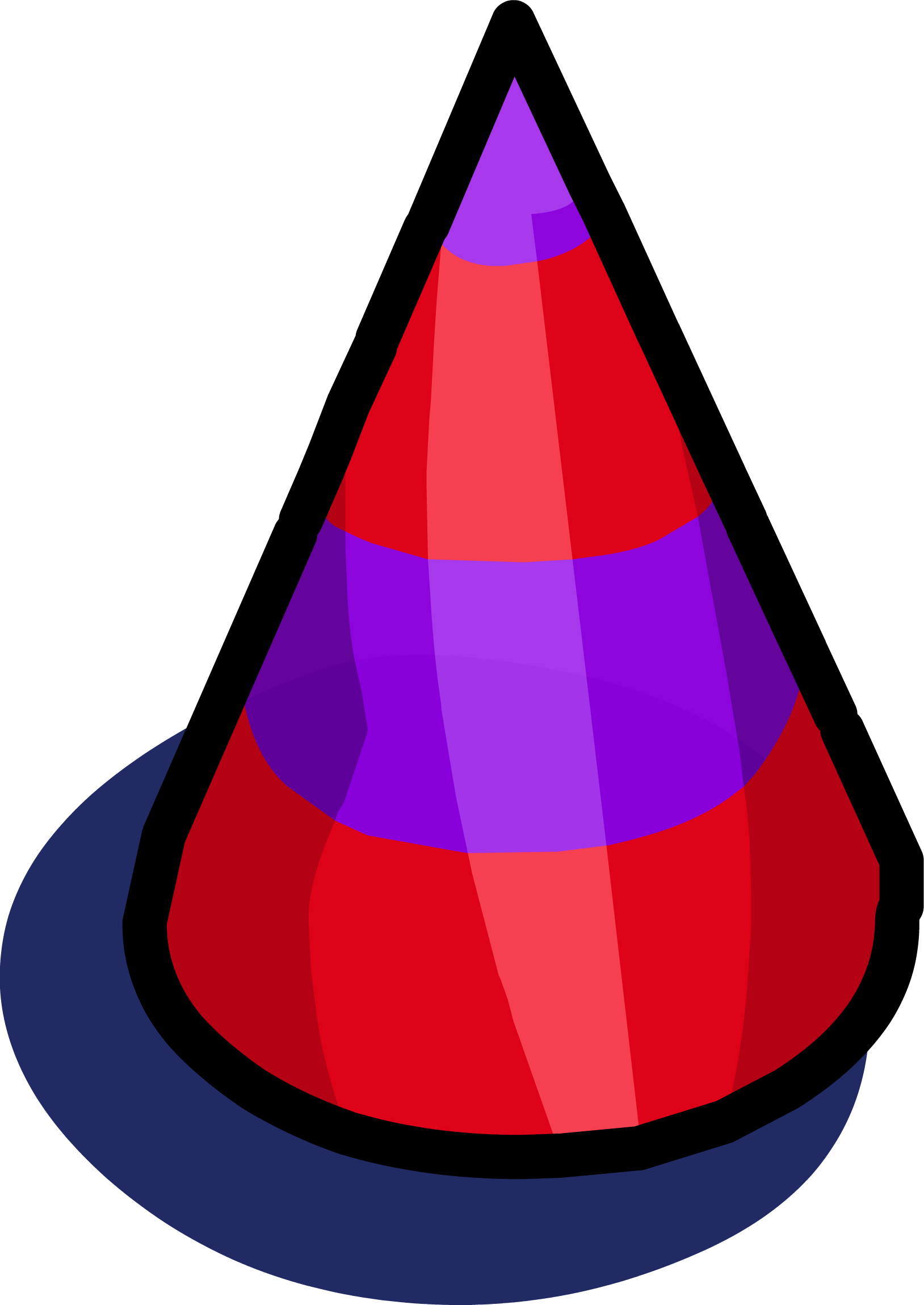 9th Anniversary Hat Cp Times - Club Penguin 9th Year Party Hat (1628x2299)