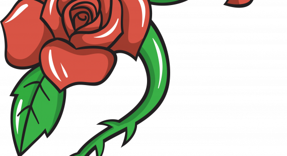 Hurry Pics Of Cartoon Roses Garden Beach Rose Clip - Rose Cartoon Pictures Of Flower (570x310)