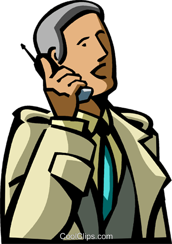 Businessman Talking On His Cell Phone Royalty Free - Entrepreneur (339x480)