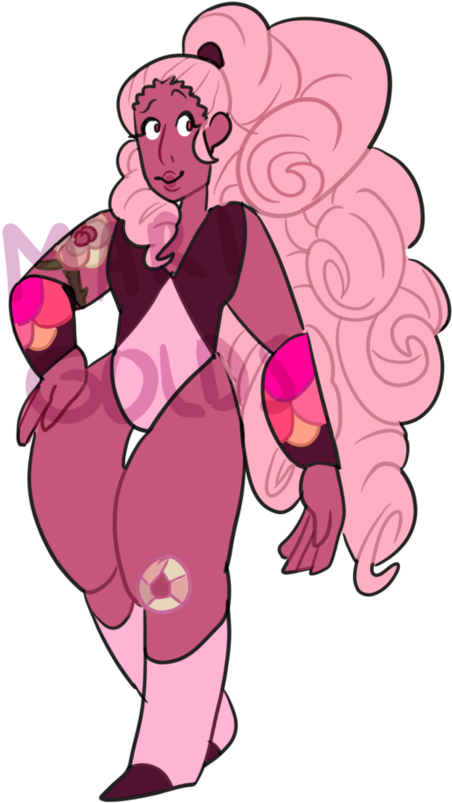Faded Rose Quartz Adopt Closed By Crabstag - Rose Quartz Gemsona (894x894)