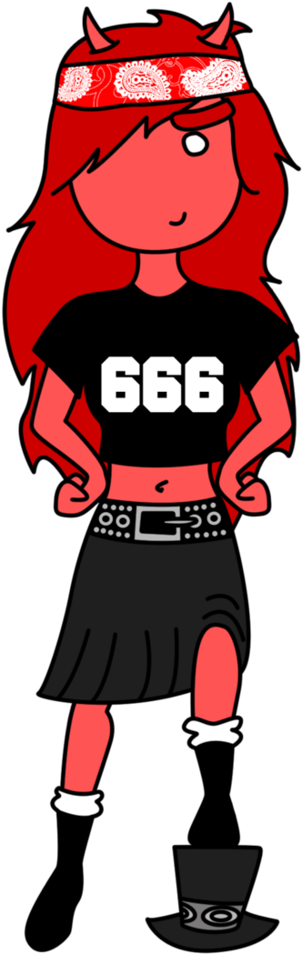 Axl Rose By Welcometothe - Cartoon (650x1229)