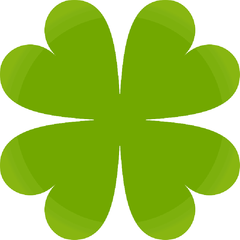 Related Pictures Png X Dpi Mb Tattoo - Four Leaf Clover Clip Art (800x800)